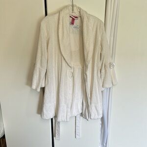 Betsey Johnson Bridal robe size small